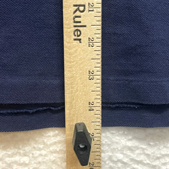 Polo Ralph Lauren Shirt Boys Large 14/16 Blue Yellow Big Pony Rugby Heritage - Picture 9 of 10